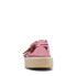 Фото #3 товара Clarks Wallabee Cup 26168664 Womens Pink Oxfords & Lace Ups Casual Shoes