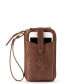 ფოტო #1 პროდუქტის Women's Silverlake Leather Convertible Smartphone Crossbody Bag