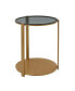 Iron Contemporary Accent Table