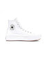 Converse – Chuck Taylor All Star Move – Sneaker aus Leder in Weiß und Schwarz mit Plateausohle