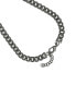 Фото #3 товара Solid Black Crank Steel Necklace PEAGN0032303