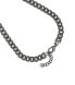 Solid Black Crank Steel Necklace PEAGN0032303