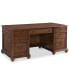 Clinton Hill Cherry Home Office, 4-Pc. Set (Executive Desk, Lateral File Cabinet, Open Bookcase & Leather Desk Chair)