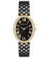 ფოტო #1 პროდუქტის Women's Three-Hand Quartz Black Ceramic Bracelet Watch, 27mm
