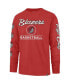 Фото #2 товара Men's Red Portland Trail Blazers 2023/24 City Edition Triplet Franklin Long Sleeve T-shirt