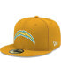 Фото #2 товара Men's Gold Los Angeles Chargers Omaha Primary Logo 59FIFTY Fitted Hat