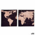 Фото #1 товара Картина Полотно Карта Мира Gift Decor Canvas World Map 1,5 x 28 x 28 см 36 штук