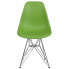 Фото #3 товара Elon Series Green Plastic Chair With Chrome Base