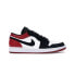 Фото #2 товара Кроссовки Nike Air Jordan 1 Low Black Toe (Белый, Черный)