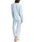 Фото #2 товара Hale Bob 2Pc Stripe 4-Button Pajama Pant Set Women's