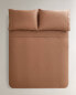 (300 thread count) cotton percale duvet cover