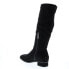 Фото #6 товара Aquatalia Livia Dr Sde Stetch Sde Womens Black Suede Zipper Knee High Boots 10