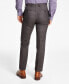 Фото #3 товара Men's Slim-Fit Stretch Plaid Suit Pants