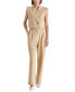 ფოტო #4 პროდუქტის Women's Neave Pleated Tab-Waist Pants