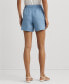 Фото #2 товара Women's Linen Drawcord Shorts