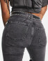 ONLY Petite Emily straight leg jeans in washed grey