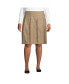 Plus Size School Uniform Box Pleat Skirt Top of Knee