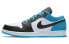 Фото #1 товара Кроссовки Nike Air Jordan 1 Low Laser Blue (Белый, Черный)