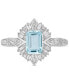 Фото #3 товара Кольцо Enchanted Elsa Aquamarine & Diamond
