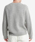 Фото #2 товара Men's Solid-Color Crewneck Long-Sleeve Sweater