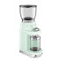 SMEG Burr grinder CGF01PGEU (Green), 150 W, 220-240 V, 50 - 60 Hz, 3.1 kg, 250 mm, 170 mm