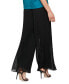 Фото #2 товара Alex Evening Women's Pleated Wide-Leg Pants