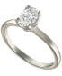 ფოტო #1 პროდუქტის Certified Diamond Oval-Cut Solitaire Engagement Ring (3/4 ct. t.w.) in 14k White Gold Featuring Diamonds ith the De Beers Code of Origin, Created for Macy's