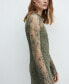 Women's Embroidered Lace Dress