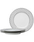 Eternal Palace Set Of 4 Dinner Plates, 10-1/2"