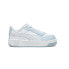 Фото #2 товара Puma Carina Street Perforated Lace Up Toddler Girls Blue, White Sneakers Casual