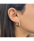 ფოტო #3 პროდუქტის Large Square Tube Hoop Earrings