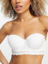 Dorina Colette lace strapless multiway longline bra in white