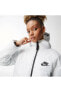 Фото #3 товара Длинное женское белое пальто Nike Therma-FIT Repel