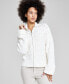 Фото #1 товара Women's Spread Collar Zip-Front Cardigan Sweater, Created for Macy's