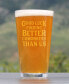 Good Luck Finding Better Coworkers than us Coworkers Leaving Gifts Pint Glass, 16 oz