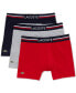 ფოტო #5 პროდუქტის Men's Stretch Boxer Brief Set, 3-Pack