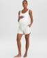 ფოტო #9 პროდუქტის Women's Essential Jersey High Waist Maternity Shorts, Set of 2