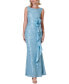 ფოტო #1 პროდუქტის Women's Lace Rosette Sash Gown