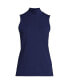 ფოტო #2 პროდუქტის Plus Size Lightweight Jersey Sleeveless Mock Top