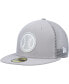 Фото #2 товара Men's Gray Milwaukee Brewers 2023 On-Field Batting Practice 59FIFTY Fitted Hat