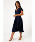 ფოტო #6 პროდუქტის Women's Nova Flutter Sleeve Midi Dress