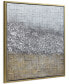 Фото #2 товара Matter Textured Metallic Hand Painted Wall Art by Martin Edwards, 36" x 36" x 1.5"