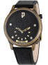 Фото #1 товара Наручные часы Alexander men's Triumph Automatic Black Leather, Green Dial, 49mm Round Watch.