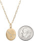 Фото #6 товара Wrapped diamond Cancer Constellation 18" Pendant Necklace (1/20 ct. tw) in 10k Yellow Gold, Created for Macy's