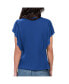 ფოტო #2 პროდუქტის Women's Royal New York Mets Crowd Wave T-shirt