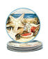 Фото #1 товара Seacoast Set of 6 Dinner Plate 11", Service For 6