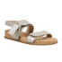 Фото #2 товара VANELi Nelly Wedge Womens Silver Casual Sandals NELLY-312927