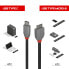 Lindy 3m USB 3.2 Type C to Micro-B Cable - Anthra Line - 3 m - USB C - Micro-USB B - USB 3.2 Gen 1 (3.1 Gen 1) - 500 Mbit/s - Black