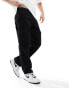 ADPT wide fit cargo trouser in black