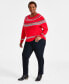 Plus Size Novelty Pullover Sweater, Created for Macy's